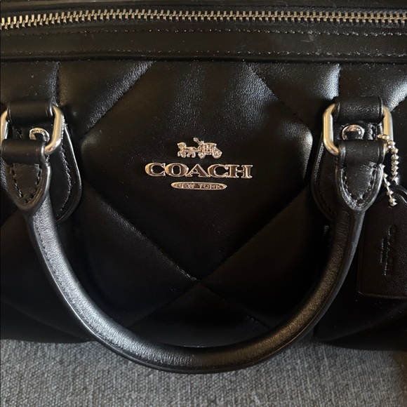 Coach Rowan Black Quilted Bag - Picture 3 of 12